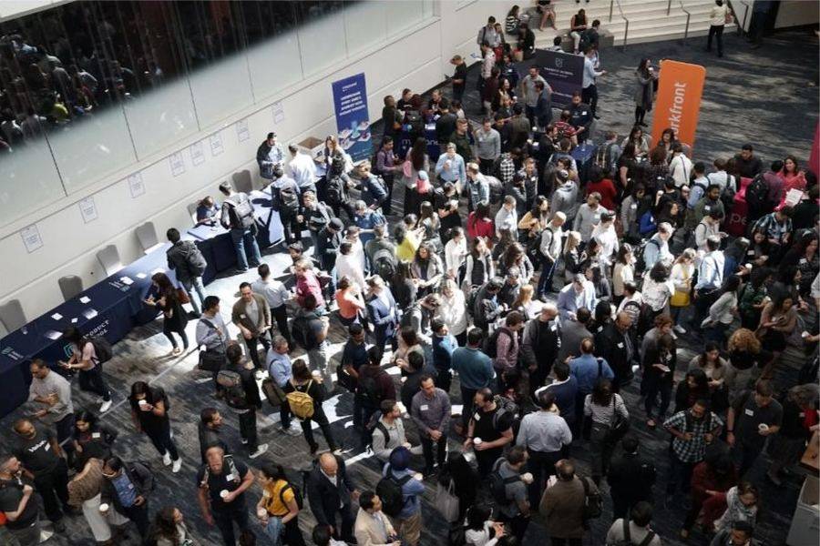 Exhibition floor and networking at Corporate Risk Minds Europe