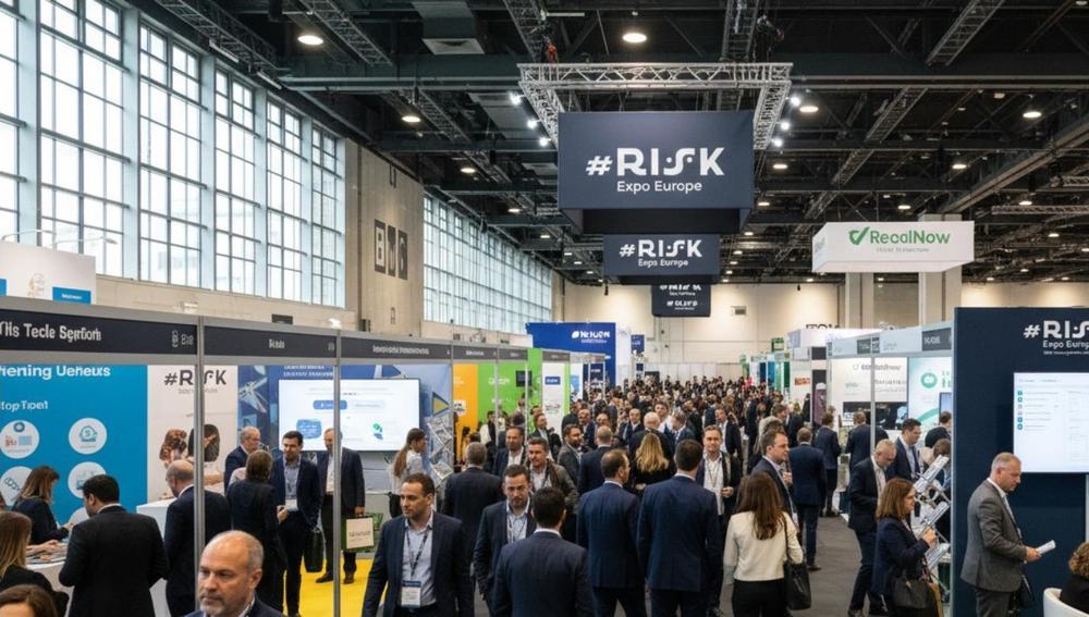 The #RISK Expo Europe show floor at ExCeL London