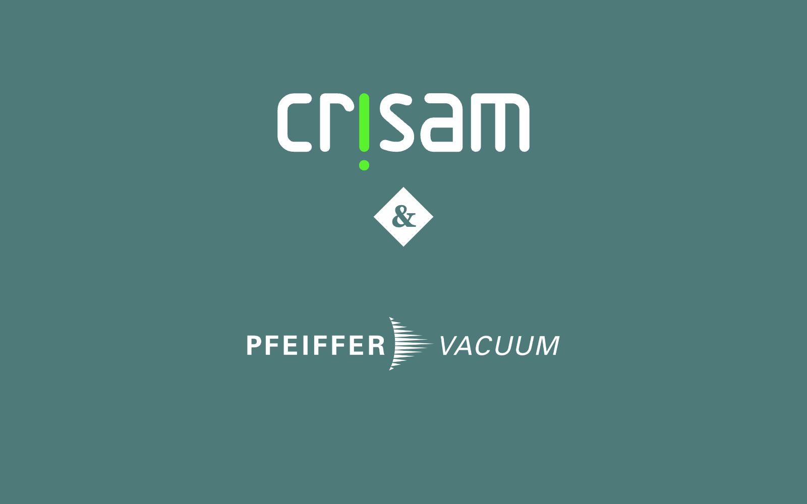 CRISAM® und Pfeiffer Vacuum Logo