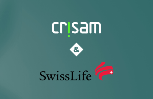 Swiss Life und CRISAM Logos